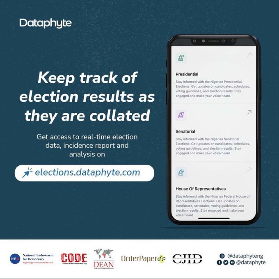 tweetsbydeezah's tweet photo. We need everything to go according to INEC's plan for the 2023 elections in order for us to have faith in the process. Follow @Dataphyte for the most recent information.
#DataphyteElectionPlatform https://t.co/vP1cbc2ESm