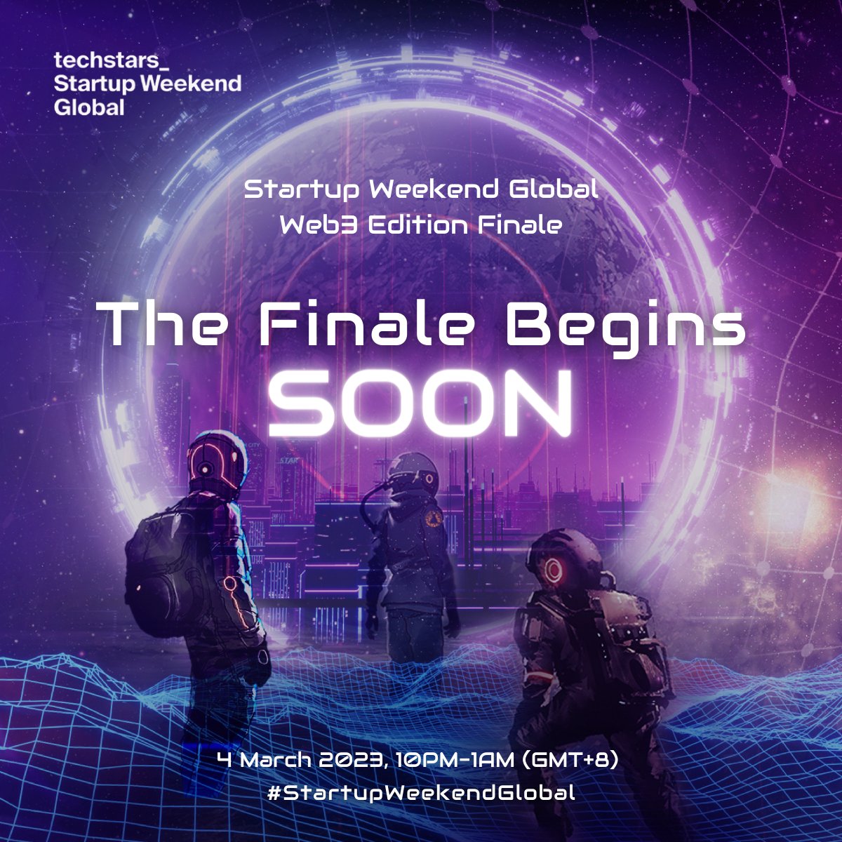 Startup Weekend Global Web3 Edition FINALE is here! On 4 March 2023, meet mentors and participants from across the globe. Sign up today for front-row seats to the future, see you there!

bit.ly/startupweekend…

#startupweekendglobal #startupweekend #web3 #startupweekendsingapore