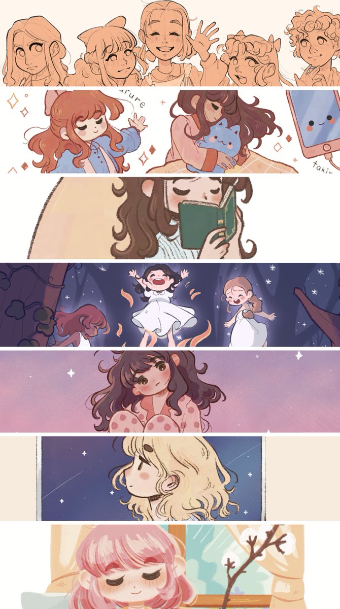 Art summary of February for my newsletter 🌸 