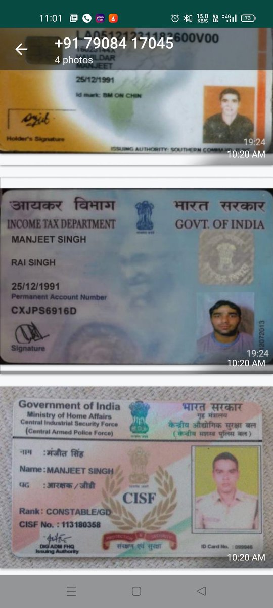 PronavSarkar's tweet photo. Using name of Indian army,some people did fraud with me of 50400 by online payment.They gained trust by calling themselves army officers n its army method of payment.I did that bcause of the trust I hv for our forces.Please look into this.🙏🙏
@adgpi @cyberpolice_up @mygovindia https://t.co/hzMDrwLuim