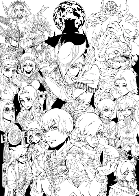 天の祝祭、地の鳴動
Gods Revel, Lands Tremble

#FF14 #FF14イラスト #FFXIVArt 