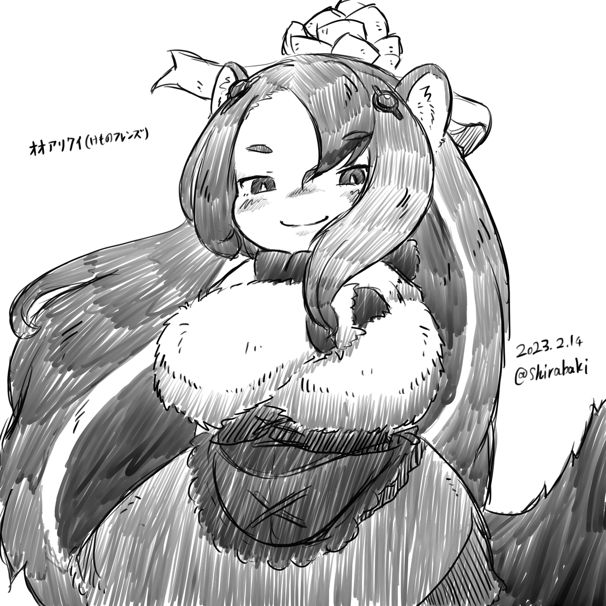 #今月描いた絵を晒そう
これら+1。pixivsketchで描いたけど一度のアップロードでpixivに上げつつTwitterにも上げられるから本当に軽く描いてサッと上げるのに便利…家帰ってからの余力が不足しがちな今の自分には有り難い機能。