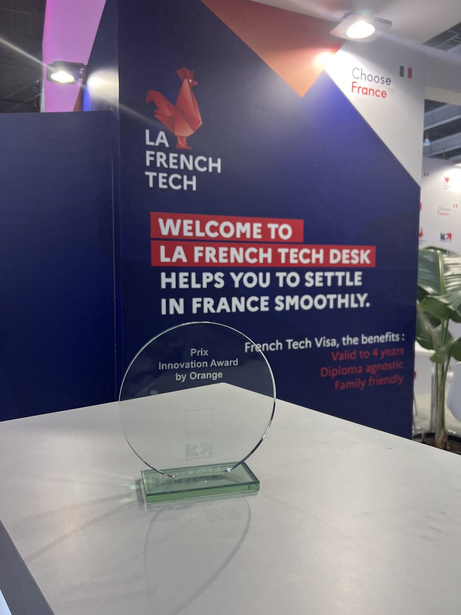 Karinedussert's tweet photo. 👏👏👏well done to ⁦@firecellP5G⁩ for winning an innovation award at #MWC23 by Orange today with ⁦@LaFrenchTech⁩ - we are accelerating them and will unlock #5G value together ⁦@EveHoh⁩ ⁦@francoisduf⁩ ⁦@Orange_Future⁩ - next stop: ⁦@VivaTech⁩ https://t.co/GEOsOwiWGn