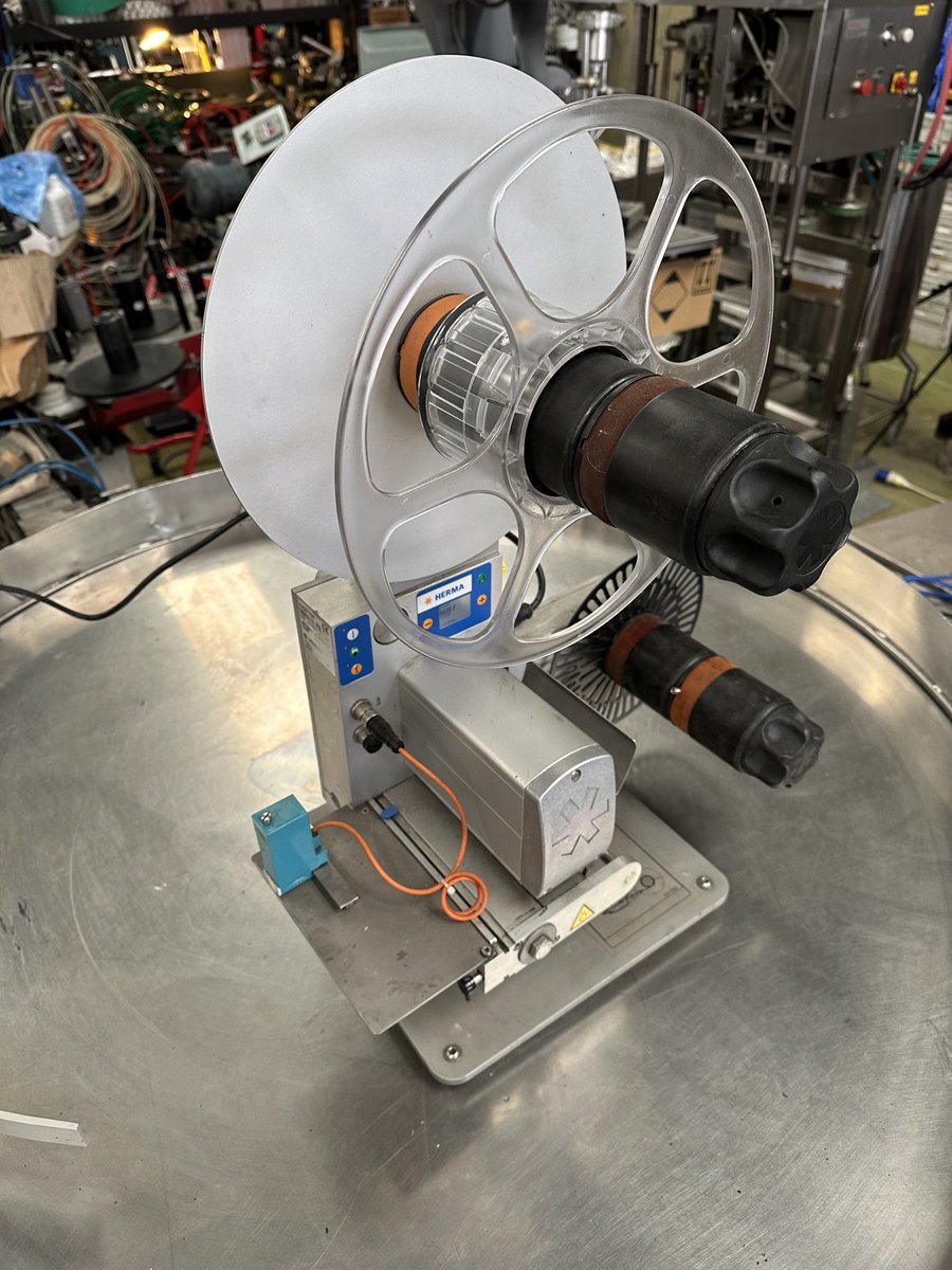 SCPackagingTech's tweet image. Benchtop #Herma #label #dispensers now in stock. Tested and working.