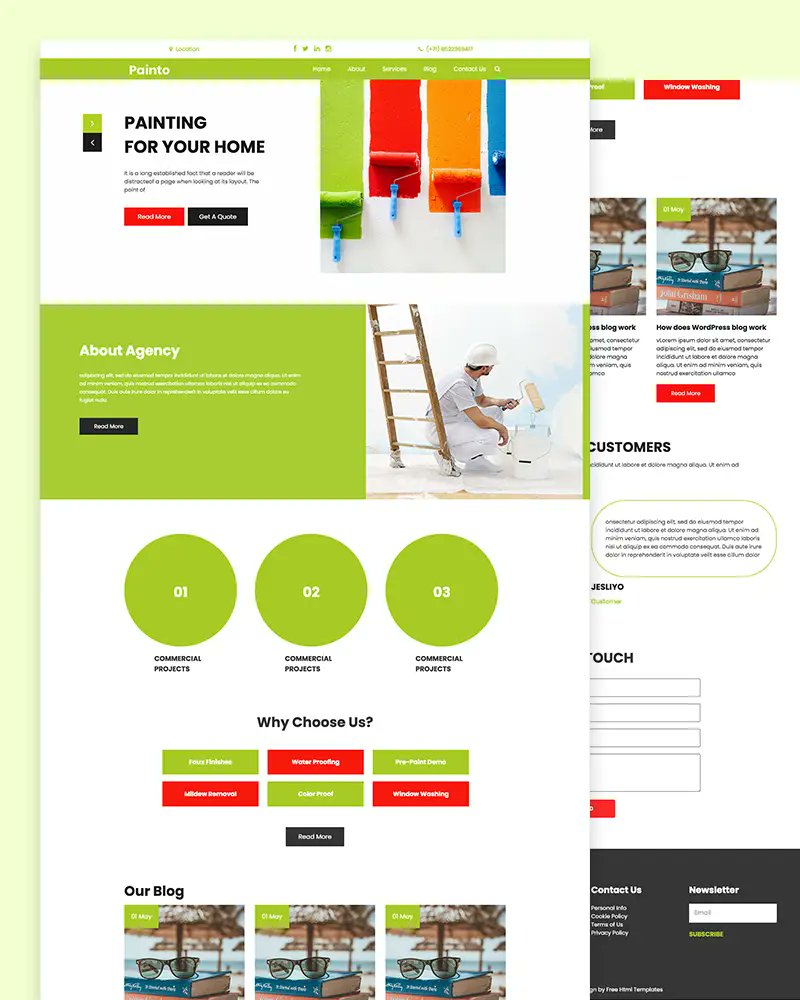 htmldotdesign's tweet image. Painto – Painter Service for Painting Template - #painter #painting #paint #webtemplate #webdesign #ui #website #websitedesign #html #websitetemplate #webdesigner #template #graphicdesign #bootstrap #webdevelopment #html5
bit.ly/3Z51viX