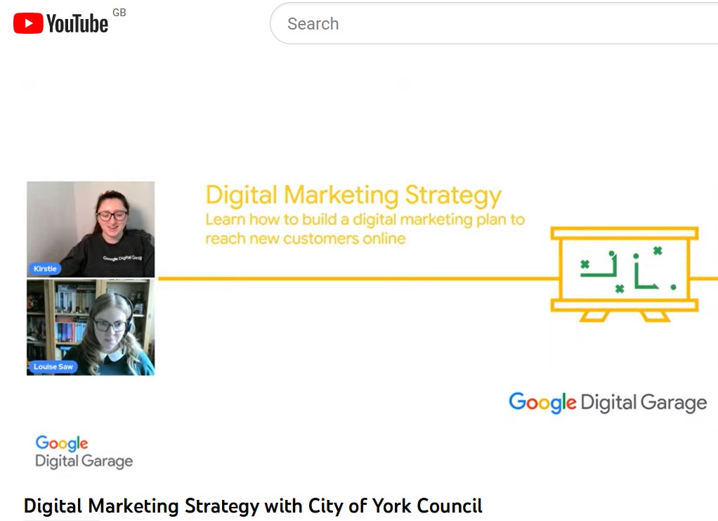 InkGardener's tweet image. A fantastic 1st #DigitalGarage sess with Google's Kirstie and Glenn on Digital Marketing Strategy. Always good to check I'm up-to-date with latest SEO advice.

Thanks to @louisesaw1 of @CityofYork Council for bringing Google to York.