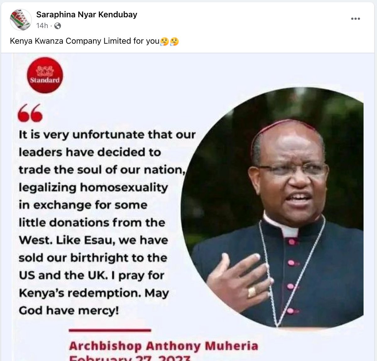 Hello, <a href="/StandardKenya/">The Standard Digital</a> is this legitimate?