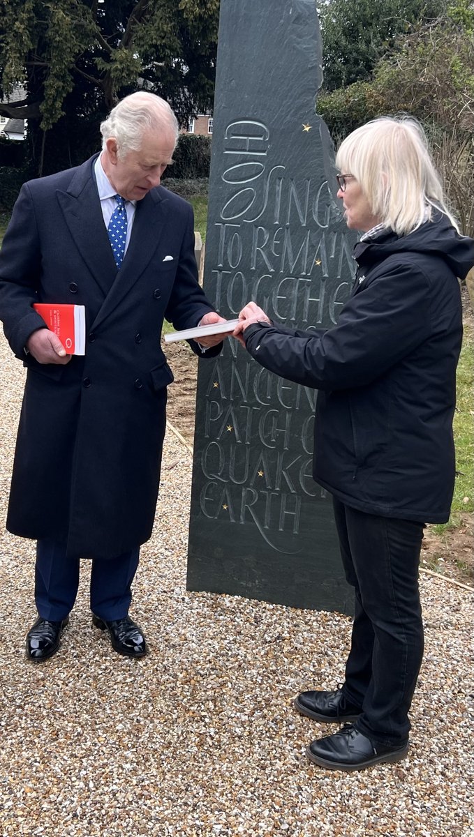 magdalenealumni's tweet image. Magdalene Fellow @MJWaithe has written a book with Honorary Fellow, the letter cutter and typographer Lida Cardozo Kindersley, entitled Words Made Stone: The Craft and Philosophy of Letter Cutting.