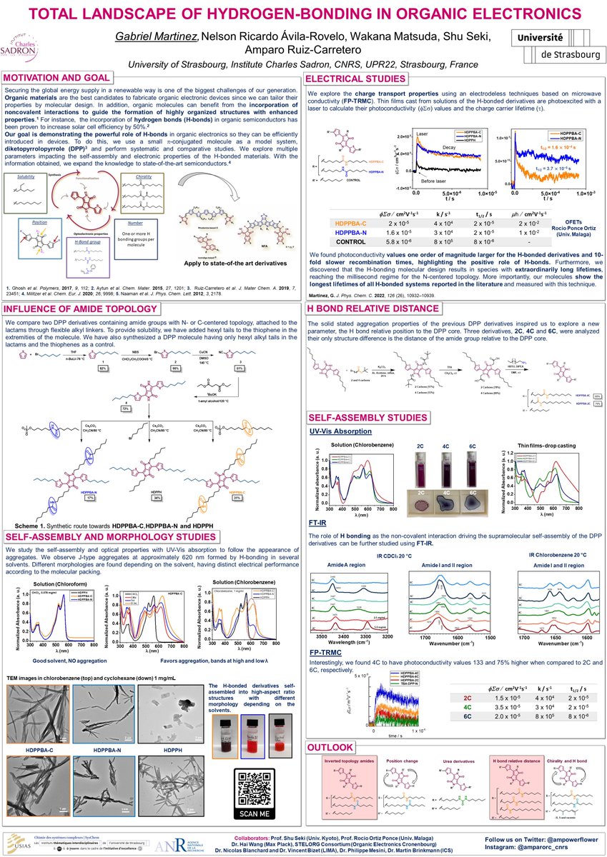 Gabriel Martinez (@gabstraschem) on Twitter photo Hello and welcome to everyone participating in #RSCPoster. I am Gabriel Martinez a Ph.D. student working with <a href="/ampowerflower/">Amparo RuizCarretero</a> on elucidating the role of H bonding in supramolecular aggregation for organic electronics development. Here is my poster! Hello and welcome to everyone participating in #RSCPoster. I am Gabriel Martinez a Ph.D. student working with <a href="/ampowerflower/">Amparo RuizCarretero</a> on elucidating the role of H bonding in supramolecular aggregation for organic electronics development. Here is my poster!