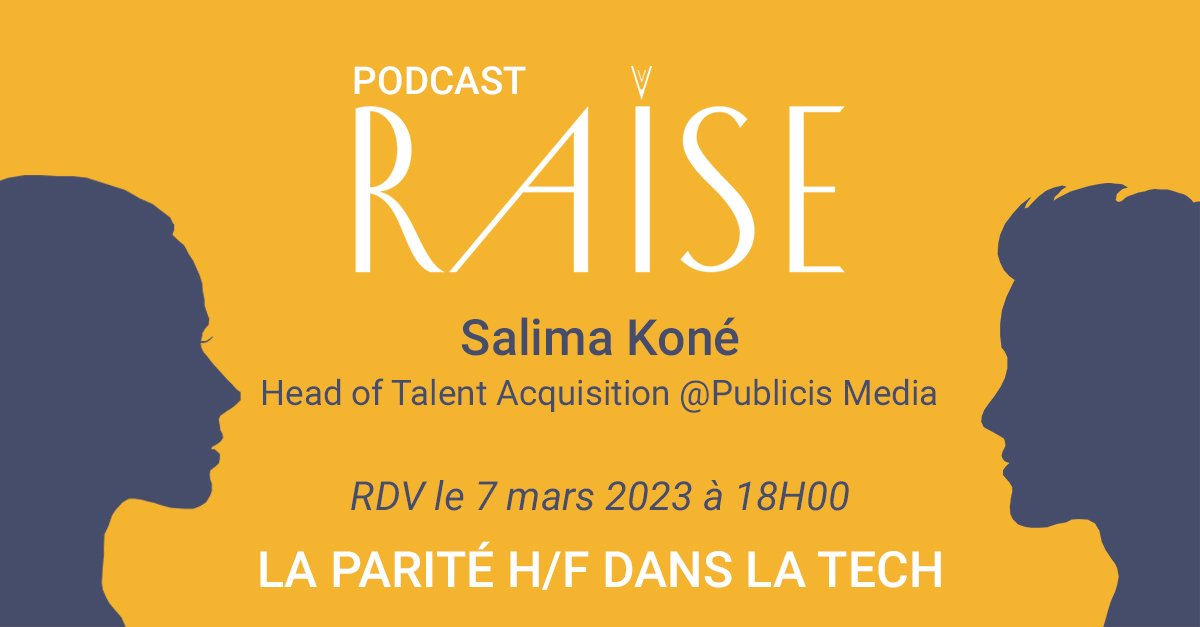 RDV mardi prochain pour découvrir l'épisode RAISE de Salima Koné - Head of Talent Acquisition <a href="/PublicisMediaFr/">Publicis Media France</a> !
Au programme : L'inclusion et la diversité au sein d'un fleuron français de la communication et de la publicité.
#podcast #parité #diversité
anchor.fm/raisebymobiski…