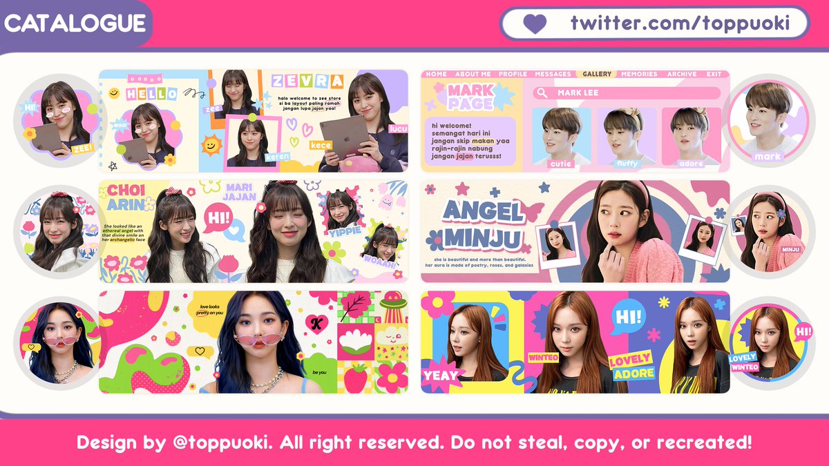 toppuoki's tweet photo. help rt lagi thank you!  ฅ՞•ﻌ•՞ฅ 

haloo! besok aku open req layout dengan katalog dibawah ini start 4k🍥 katalog lengkap bisa cek dibawah yaa🌷 jangan lupa baca tnc dulu sebelum order💌 bisa diorder mulai besok jam 10.00 WIB! 🧸🎀

#zonauang #zonaba https://t.co/OJR9OSxYXJ