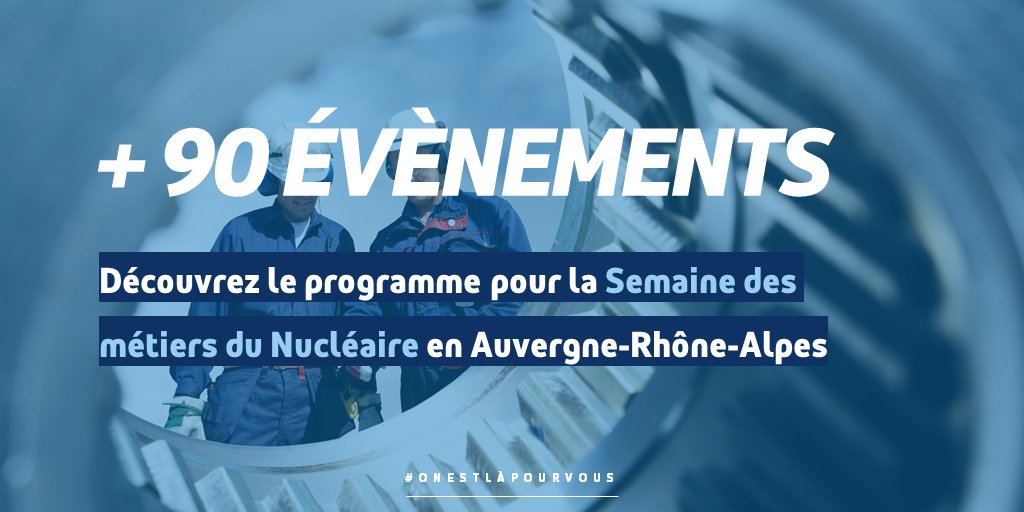 FTravail_ARA's tweet image. Les métiers du #nucléaire recrutent ! 🚀 

🗓️ Jusqu’au 10/03, ce sont + de 90 événements en #AuvergneRhôneAlpes dédiés à l’#emploi dans la filière #énergie ➡️ plmpl.fr/c/2u1iT

#AvecPôleEmploi #TousMobilisés