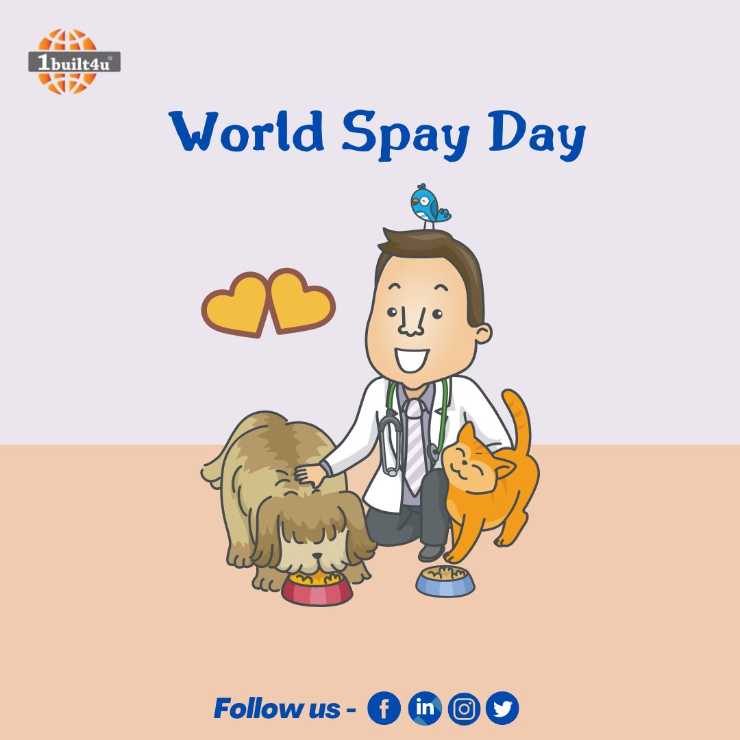 1built4udotcom's tweet photo. World Spay Day.
.
#1built4u #worldspayday #worldspaydaypost #spayday #post #reduceeuthanasia #spay https://t.co/y9EUvA5BRi