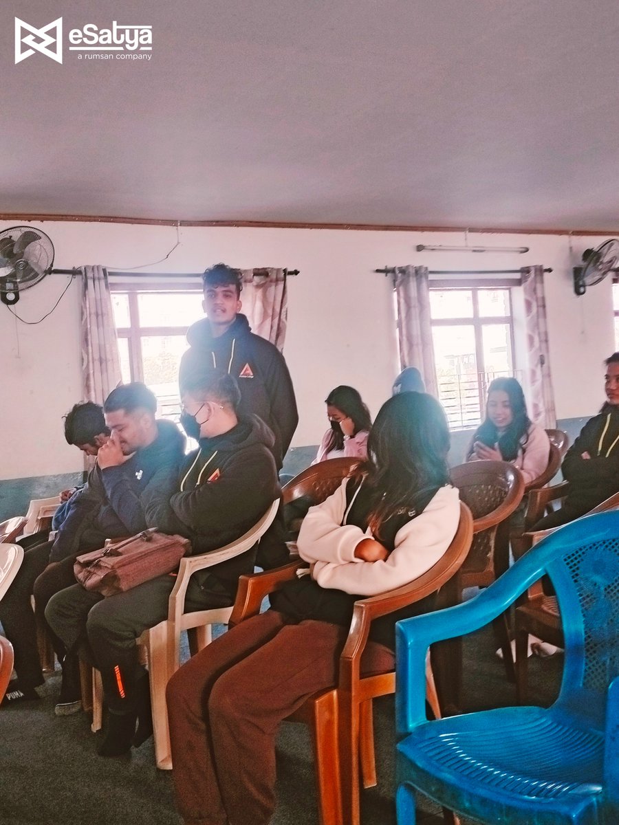 esatya_io's tweet photo. eSatya together with AgriClear conducted "Blockchain in Agriculture" session successfully in Arunima College. Our speaker, Ms. Manika Mhrzn, an agricultural researcher at Agriclear, shared her knowledge to the students.
#agriclear #esatya #blockchain #session #technology #rumsan https://t.co/30DVHgDMG0