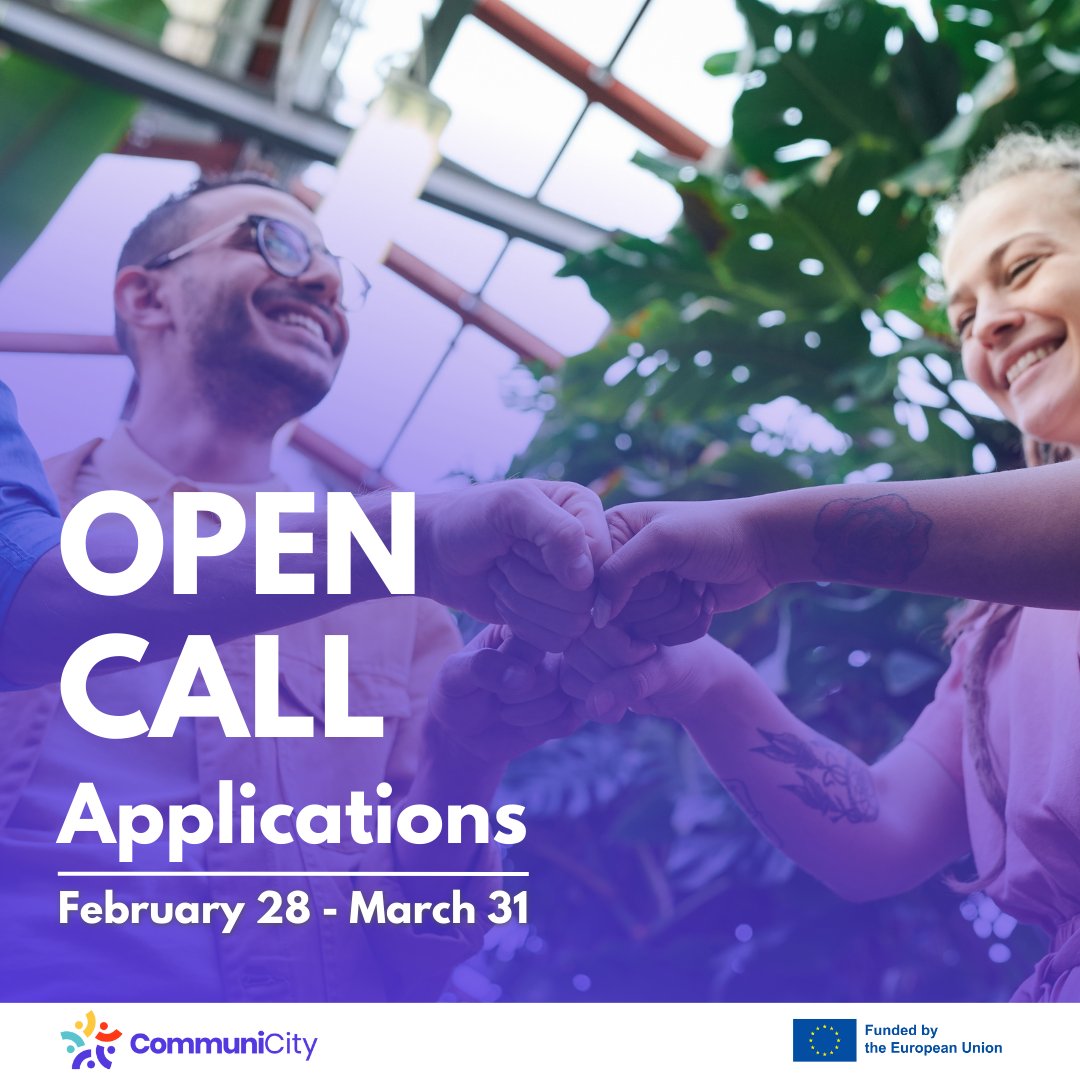 communi_city's tweet photo. 🎉 It 's on! The First Round of #CommuniCity #OpenCall has officially started!

💡See now the guidelines and themes of this round: https://t.co/7OJxkvgV6B

📃 Read the press release of the First Open Call: https://t.co/Dsww8q8nR9

#porto #helsinki #amsterdam #AI #tech #pilots #EU https://t.co/pZY6jHPTI0