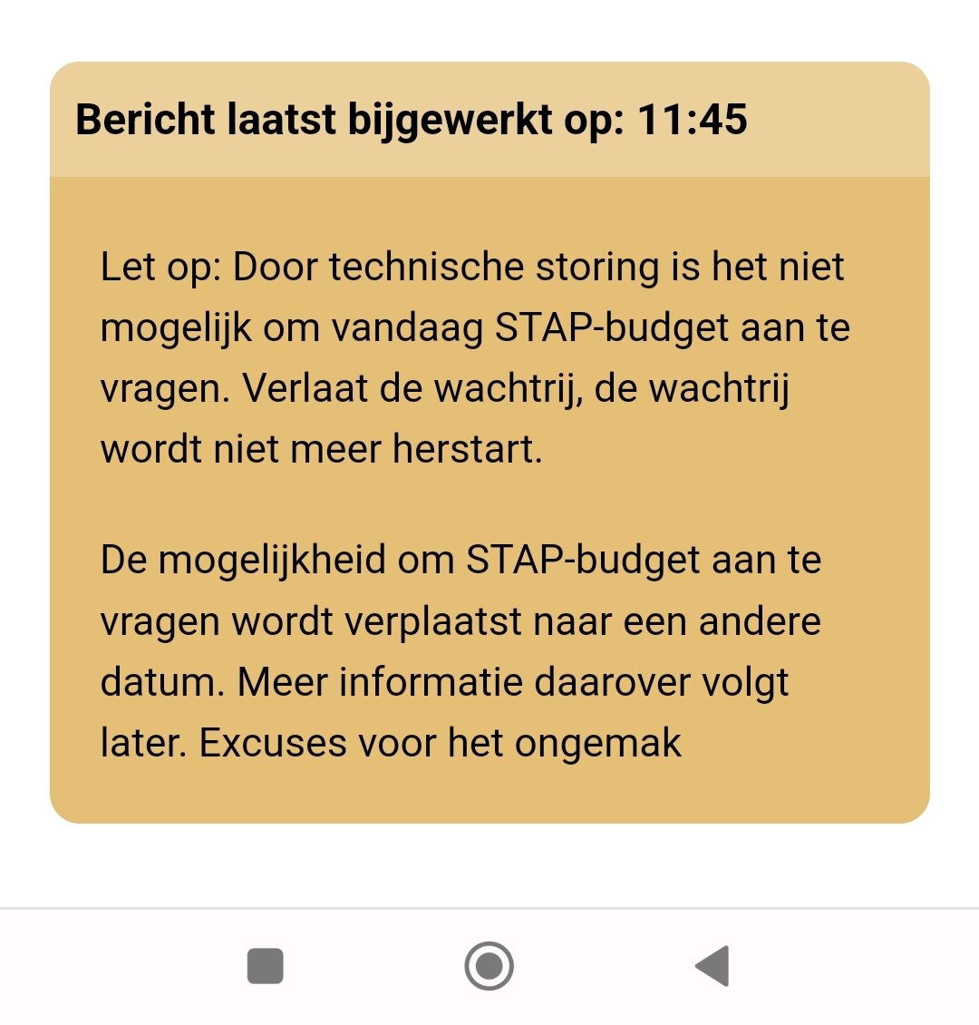 #stapbudget dikke kakzooi