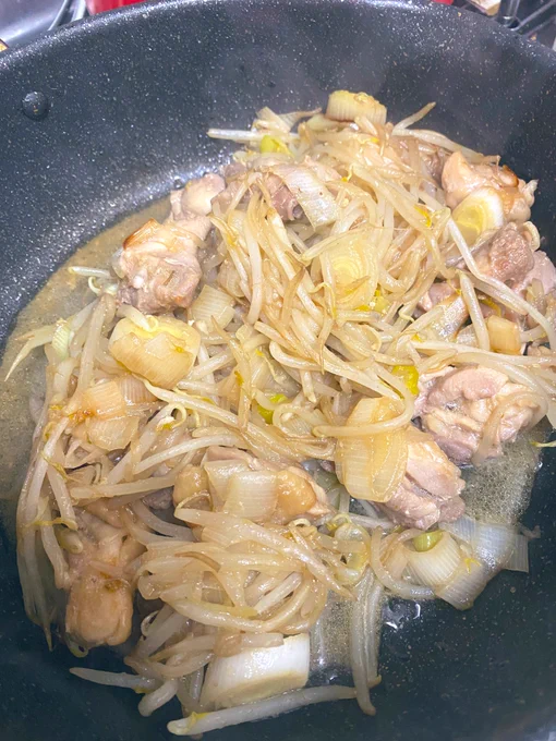 体調良くないけど鶏肉のにんにく柚子胡椒炒め作った自分偉い 