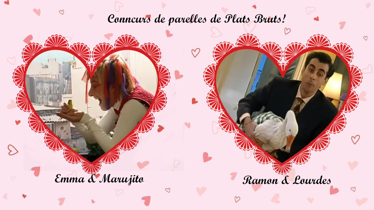 RamonPlatsBruts's tweet photo. 🔴CONCURS DE PARELLES DE PLATS BRUTS!
RONDA 7
Quina és la millor parella de la sèrie, l'equip format per l'@EmmaCruscatP i el canari @El_Marujito o l'equip format pel @RamonPlatsBruts i l'oca Lourdes?
⬇️⬇️Enquesta al tuit de sota! #PBParella https://t.co/YxTta7jkM6