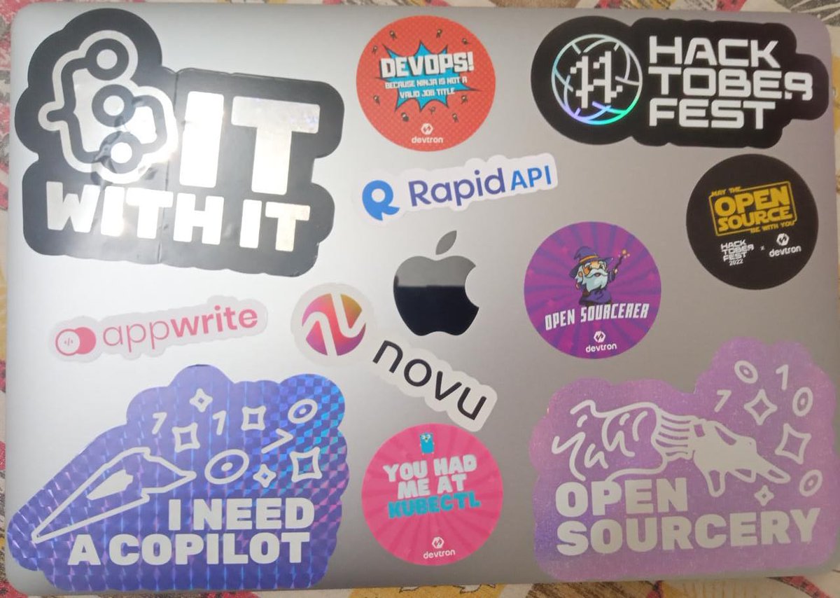 sudhanshutweets's tweet photo. Finally, it has arrived, #Swags from #hacktoberfest
@appwrite @hacktoberfest @github @Docker @DevtronL @eddiejaoude 

#opensource #networking #learning #HacktoberFest #OpenSource #Programming #Motivation #Recognition  #TechCommunity #wemakedev  #novu #github #devops https://t.co/00zsgJId3r