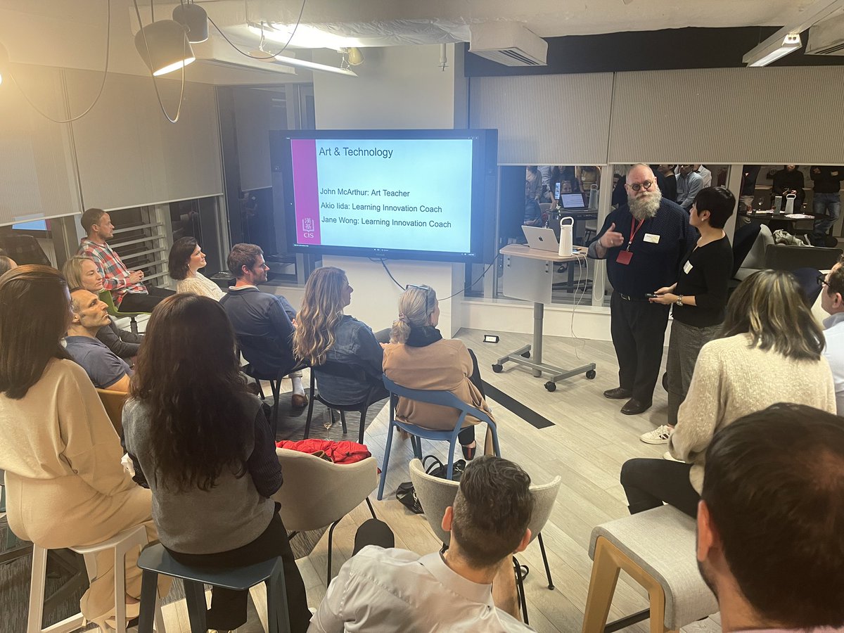 John and Jane from <a href="/CISHK/">CIS 漢基國際學校</a> about microbit and art