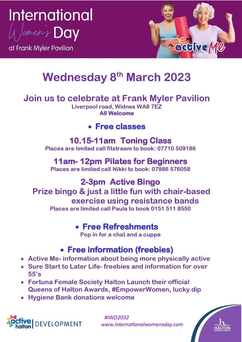 We will be at Frank Myler Pavilion for #IWD23 
Come say hello and find out about the 2023 #QueensofHalton awards! @HaltonBC @haltonsportsdev