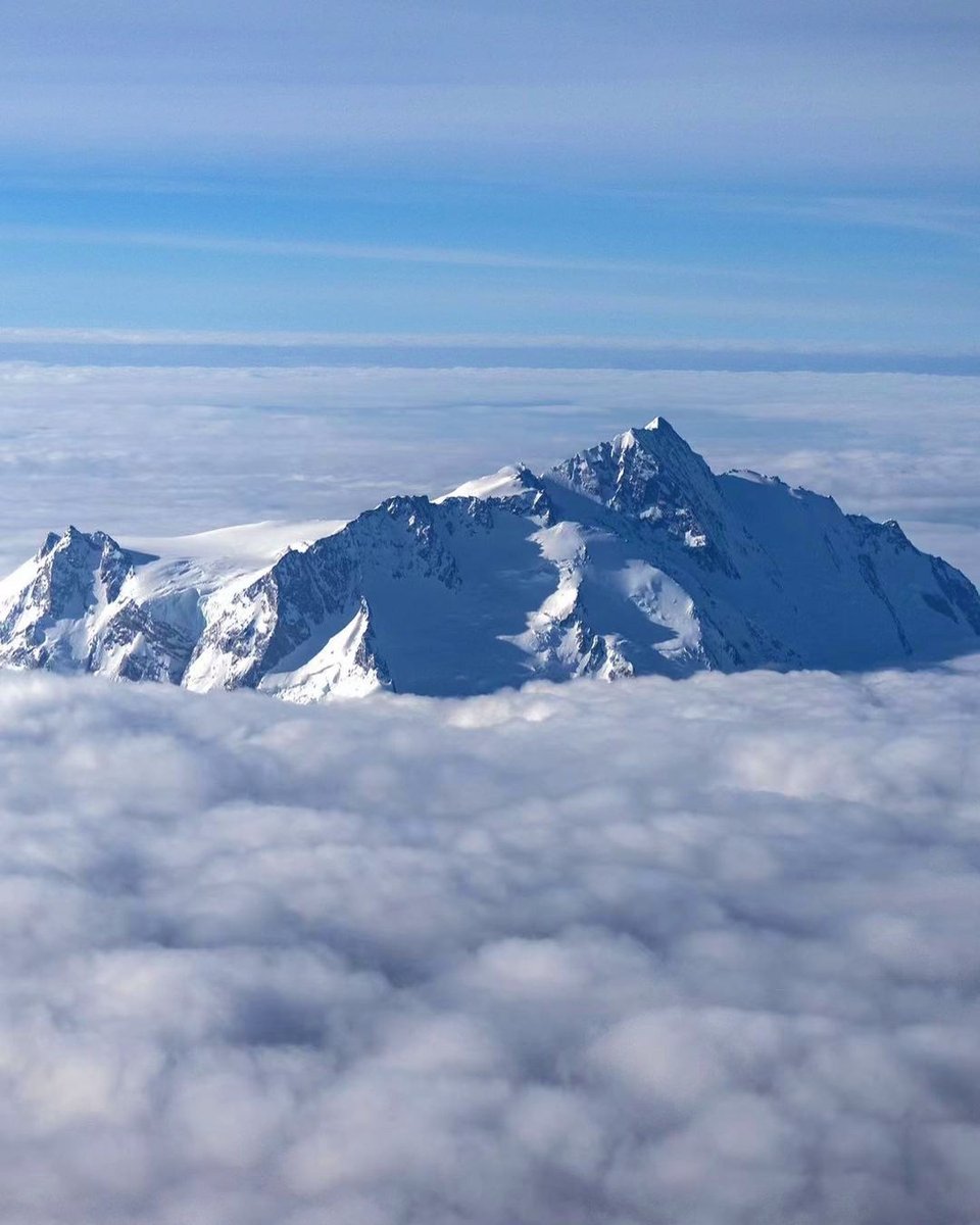 An aerial view of mighty Nanga Parbat, The Killer Mountain, Pakistan.