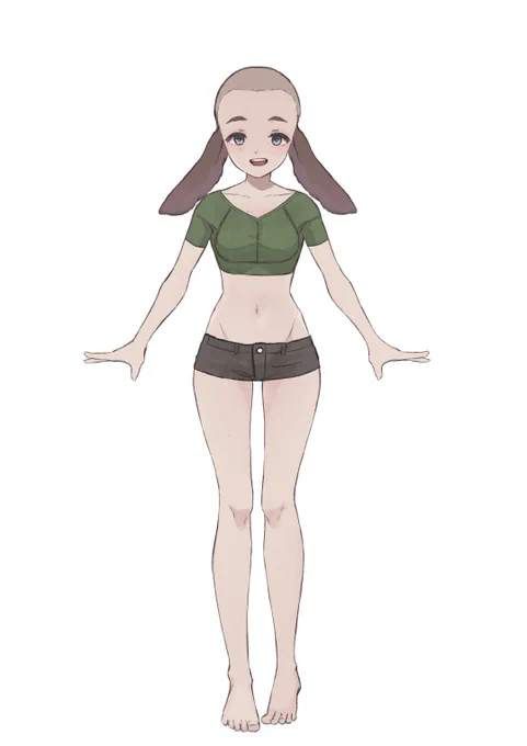 【キャラデザ配信】下のキャラクターに着せ替え?する配信始めます!みんなもやってみてねハシルのアトリエ #新人Vtuber 