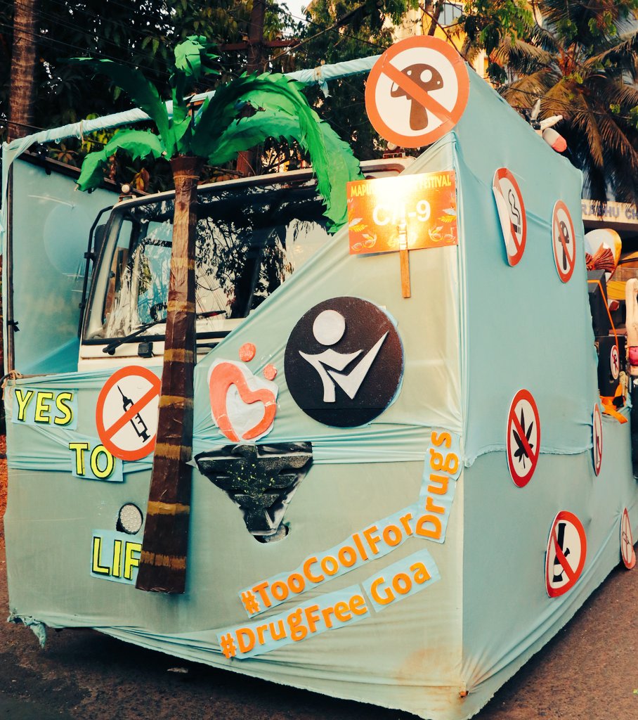 humantouchgoa's tweet photo. Yes to Life (YTL) is the Human Touch Foundation's first and largest active campaign against substance misuse in Goa (HTF).
#ytl #gethighonlife #drugs #carnival
@UNODC
@narcoticsbureau
@TourismGoa
@EduMinOfIndia
@MoHFW_INDIA https://t.co/VLUTHX31BV