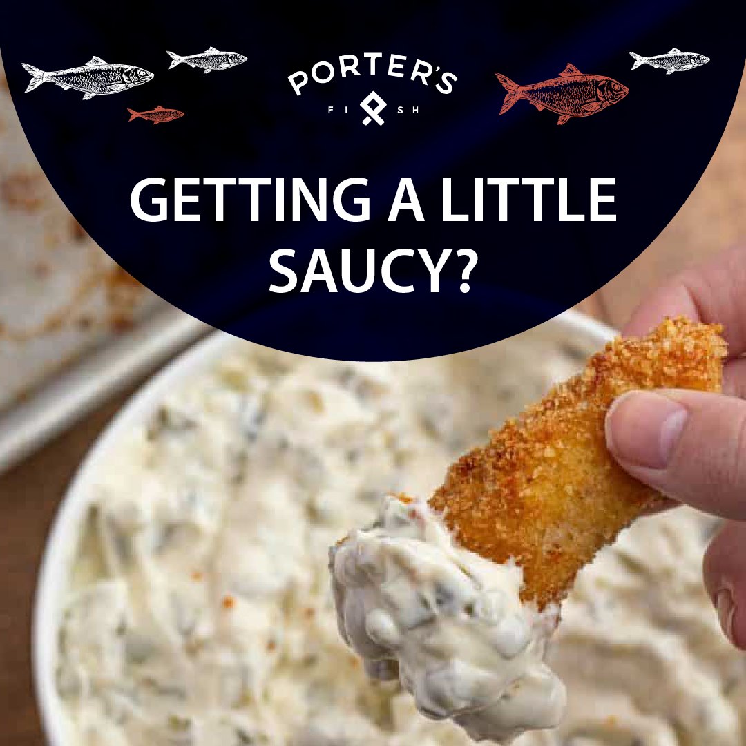We know you can't resist our crispy chips, but have you tried our tangy tartar sauce?

It's the perfect pairing for our delicious homemade batter!

You simply have to try it! 

#TartarSauce #FishAndChips #PortersFish
