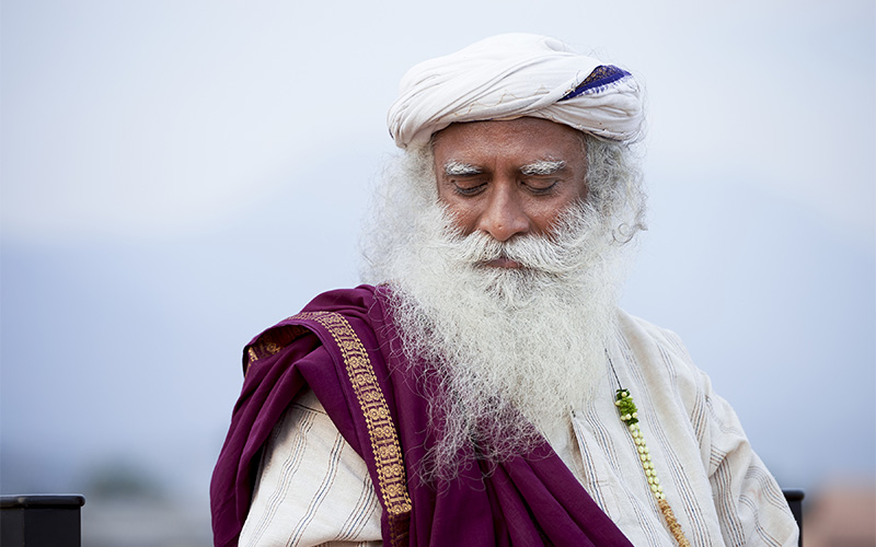 SadhguruJV's tweet photo. If you become a very strong character, you will become a caricature. Being here like a gentle breeze is important. #SadhguruQuotes https://t.co/S4kC53hATi