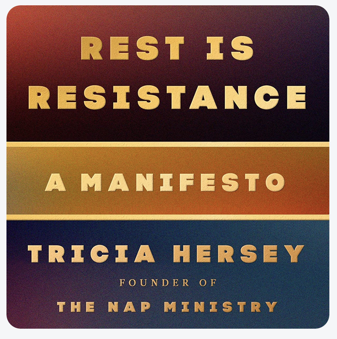“Your body is a site of liberation” The theme of #BlackHistoryMonth2023 has been #BlackResistance ⁦@TheNapMinistry⁩ brilliantly writes about #Rest as a powerful form of #Resistance #Books #ReadingisPower