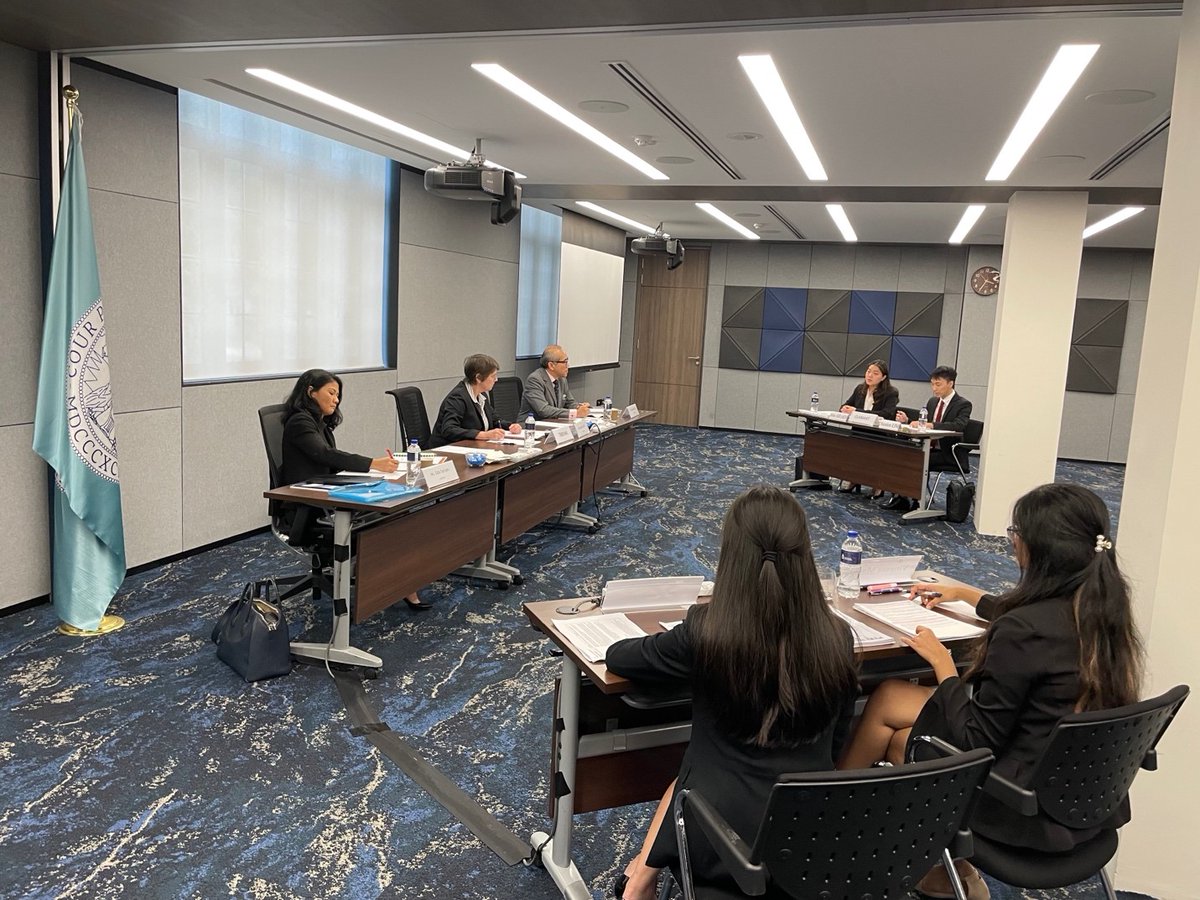 PCA_CPA's tweet photo. The @PCA_CPA was pleased to host its Singapore Vis Pre-Moot on 23 February at #MaxwellChambers, featuring teams from ๐ฎ๐ณ, ๐ฎ๐ฉ and ๐ธ๐ฌ. The PCA thanks all participants and wishes best of luck to all the teams. https://t.co/6DTHgdxHfu