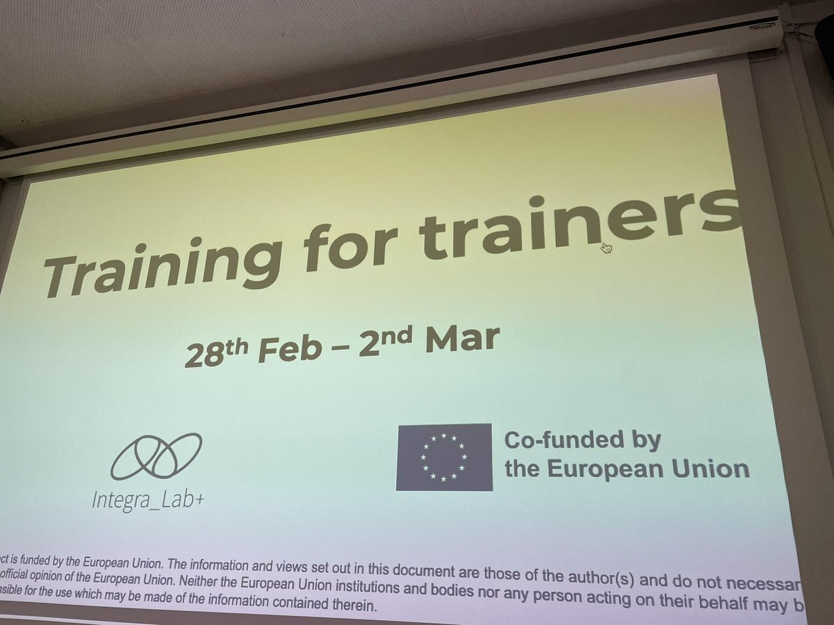 monicavinaras's tweet photo. We started our trainers' course with all project partners #integralabplus @UCMccinf @eseniors @cortedeimiracoli @WWU_Muenster #plineu #32puntos https://t.co/jkNDkxhdIg