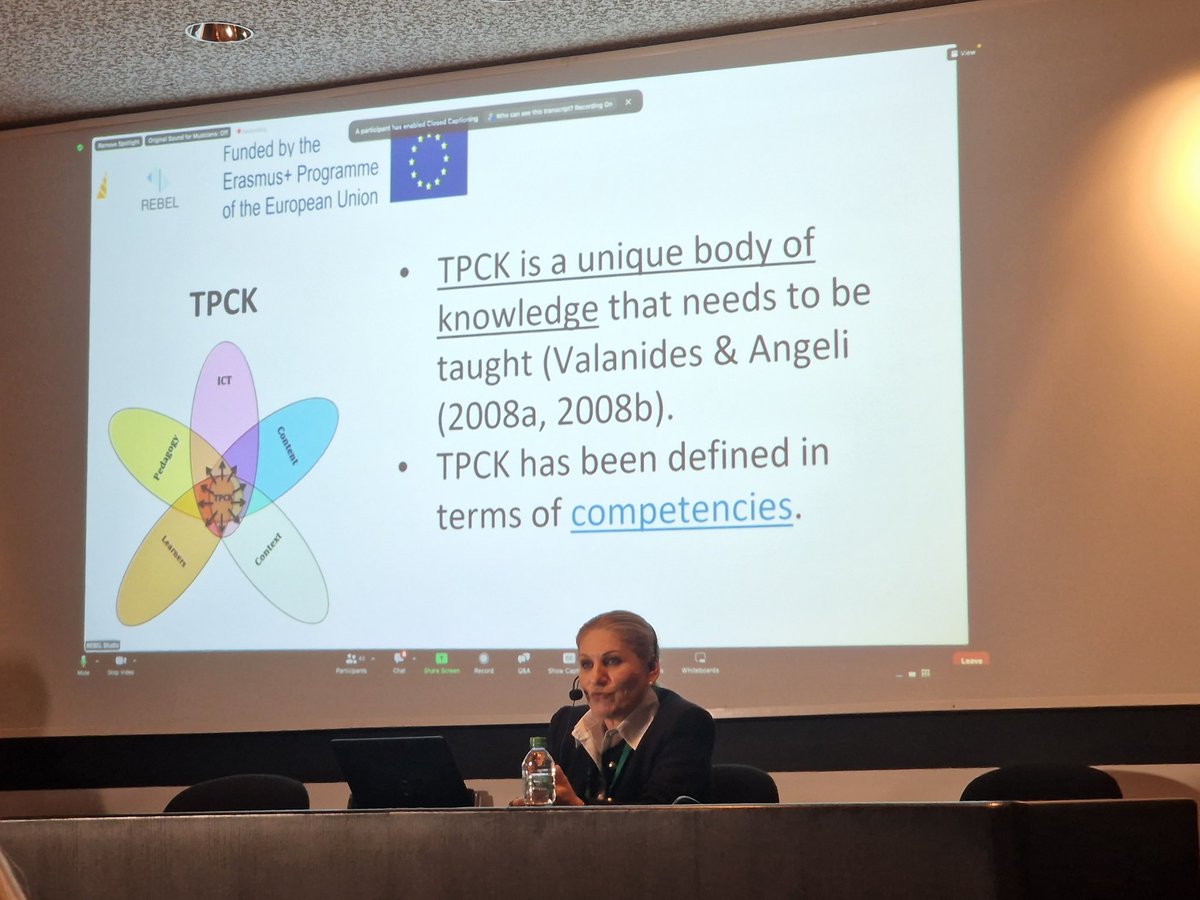 Really useful perspective on #TPCK as basis for repurposing education through Blended Learning (REBEL) #rebeleducation #blendedlearning @PDST_TechinEd <a href="/DCU/">Dublin City University</a> more on rebelproject.eu
