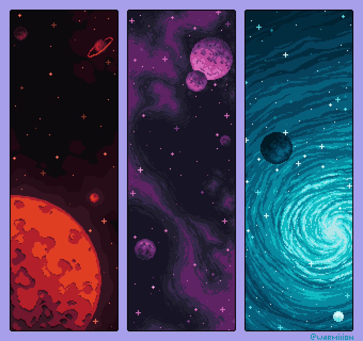 Warmilion1's tweet photo. Space collage

#PixelArt #Art #Space #ドット絵 https://t.co/PVnzYX8ZT8