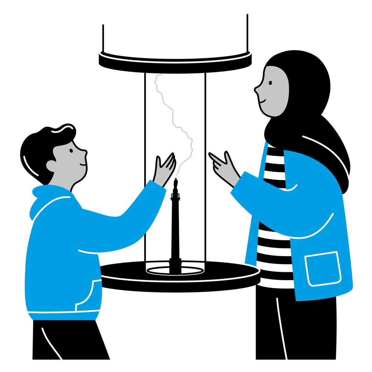 So excited to finally be able to share these fab Illustrations I worked on last summer for <a href="/scienceatlife/">Life Science Centre</a> new Wow Zone. The illustrations give guidelines on how to use each of their new interactive science exhibits. So happy with how they turned out ❤️