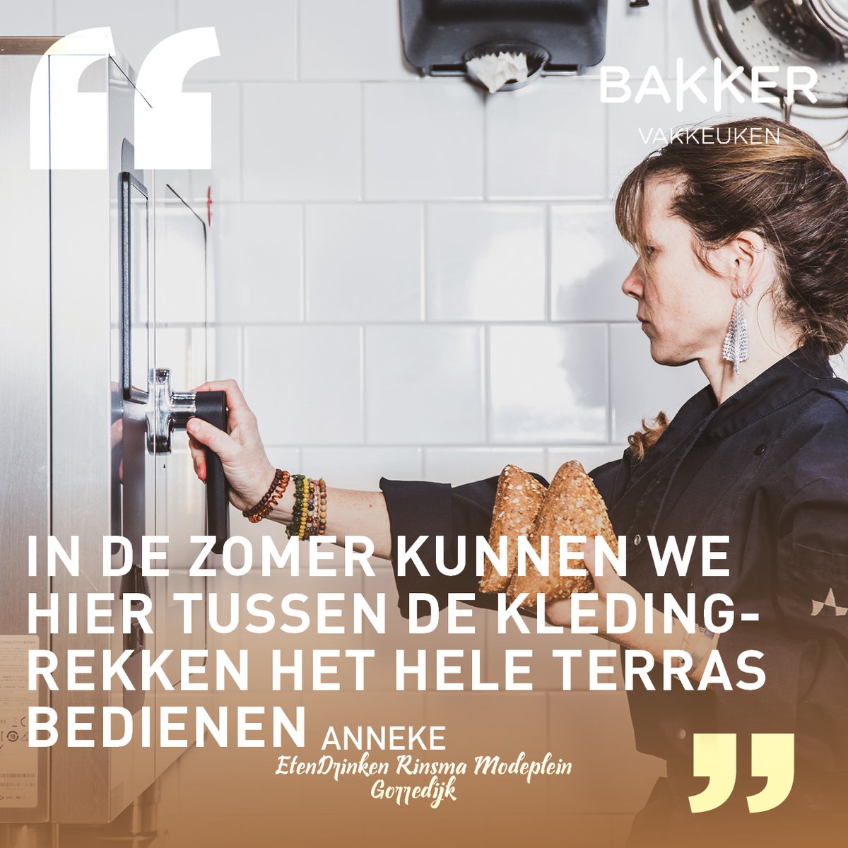 Een volwaardig café-restaurant, midden in een kledingzaak? Het kan in Gorredijk! Bekijk de volledige fotoreportage op bakkervakkeuken.nl/project/rinsma…