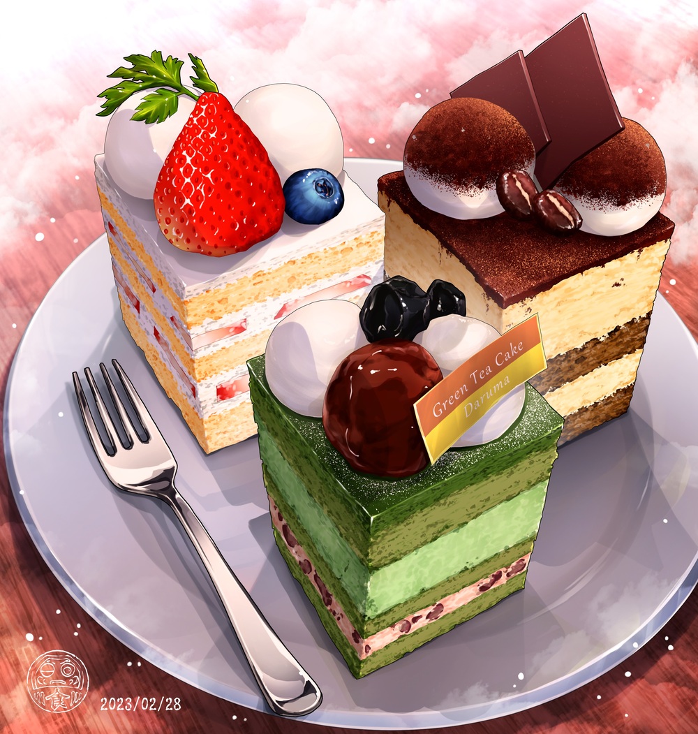 food cake no humans food focus fruit strawberry cake slice  illustration images