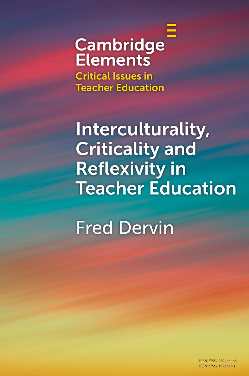 CambUP_LangLing's tweet photo. Don’t miss your chance to read new Cambridge Element Interculturality, Criticality and Reflexivity in Teacher Education by Fred Dervin Free access available until 7 March
https://t.co/zyCRkSZRhK
 #cambridgeelements #languageandlinguistics https://t.co/1Gqgk7y3zF