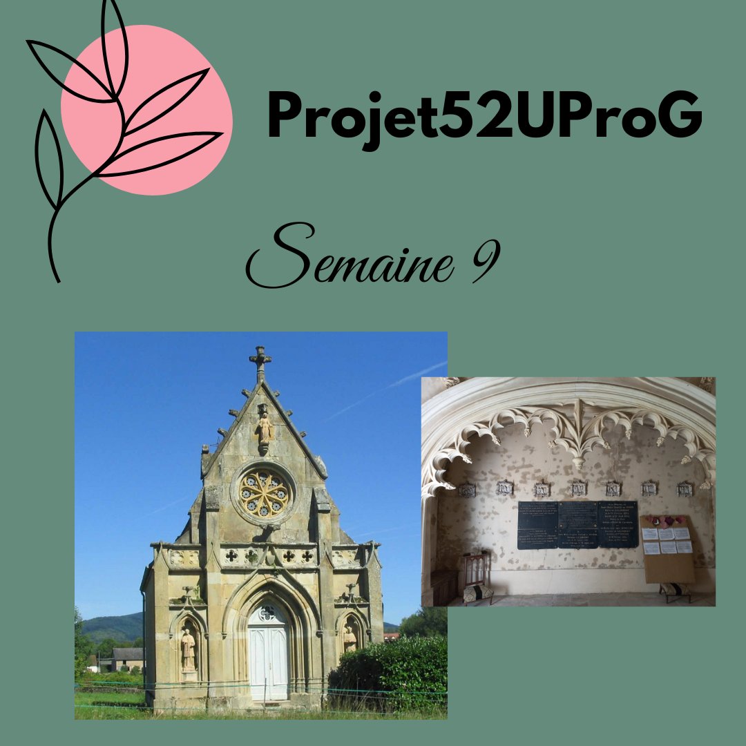 #projet52uprog - semaine 9: la #chapelle d'un #château
Voici la chapelle du château d'Ettevaux situé à Poil (58). Elle fut construite en 1821, succédant à une plus ancienne, et bénie le 6/10/1821.

#projet52uprog #photodujour #chapelle #nièvre #nièvretourisme #patrimoine