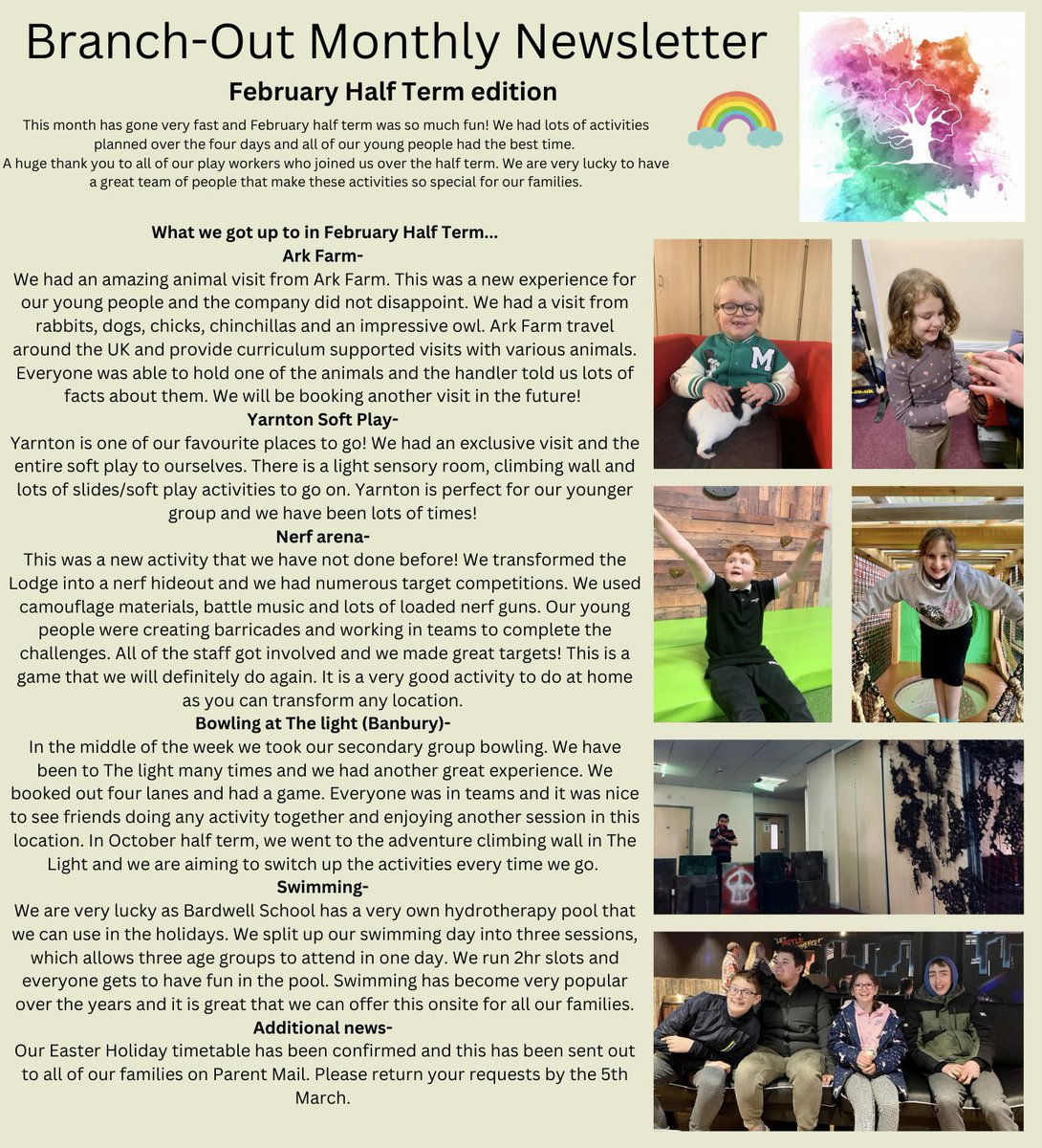 Our Branch-Out Newsletter is out!