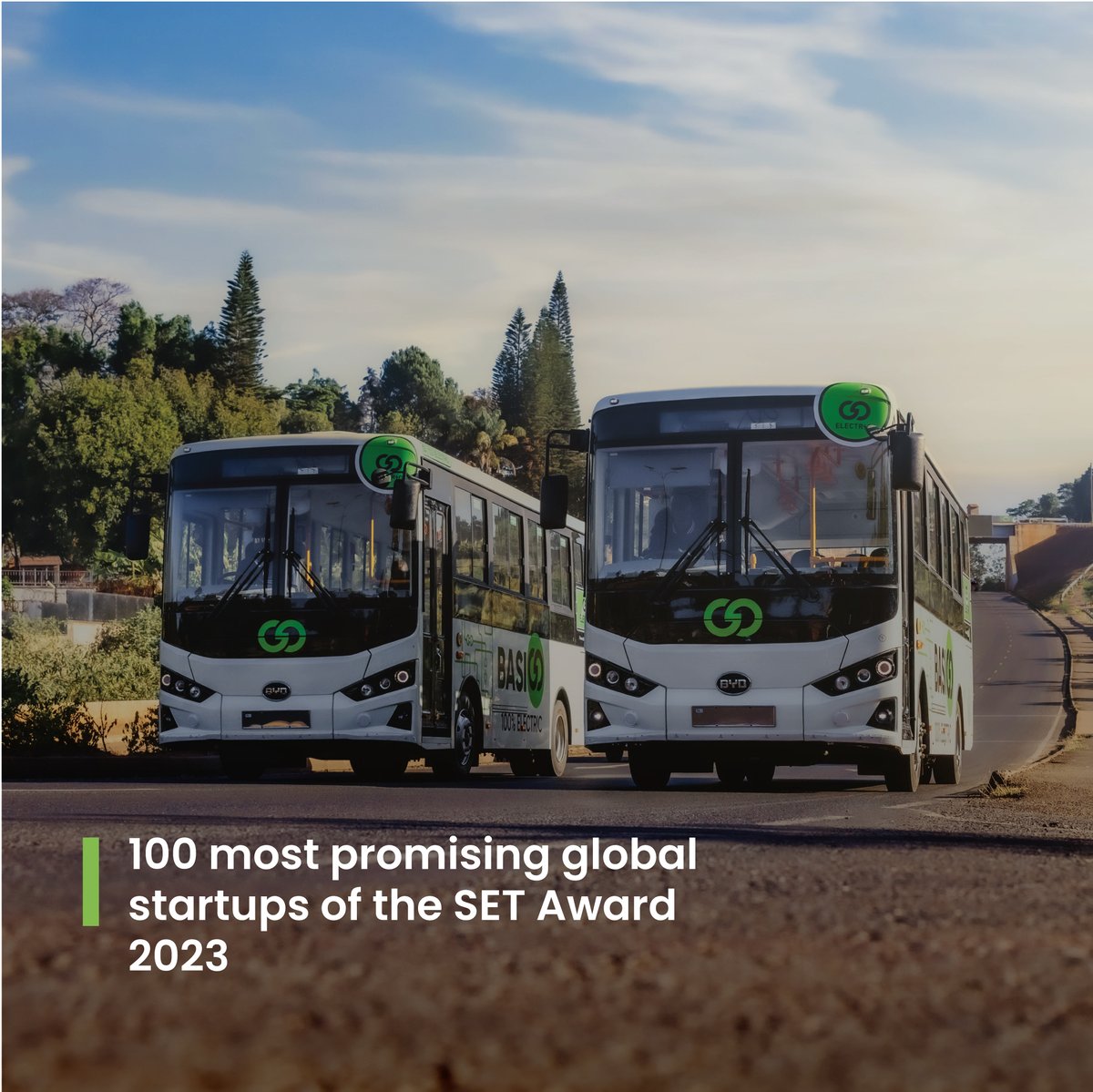 BasiGoKenya's tweet photo. We are officially one of the most promising start-ups in energy and climate tech! We're honoured to be part of the #SET100 List by @StartUpGET , featuring the 100 best global start-ups from the SET Award 2023. #SET23 #BasiGoMovement. https://t.co/qU9ArYpbx4