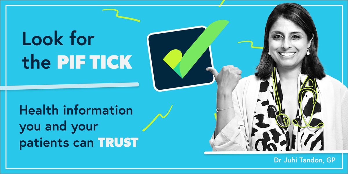 Sophie M Randall (@sophiemrandall) on Twitter photo Help your patients navigate misinformation with the <a href="/PiFonline/">We're not on X anymore – formerly @PifOnline</a> #PIFTick toolkit including:
✅A directory of more than 85 Trusted Information Creators
✅Patient factsheets on spotting false #HealthInformation, clinical evidence and BMI
Find more via piftick.org.uk/healthcare-pro… Help your patients navigate misinformation with the <a href="/PiFonline/">We're not on X anymore – formerly @PifOnline</a> #PIFTick toolkit including:
✅A directory of more than 85 Trusted Information Creators
✅Patient factsheets on spotting false #HealthInformation, clinical evidence and BMI
Find more via piftick.org.uk/healthcare-pro…
