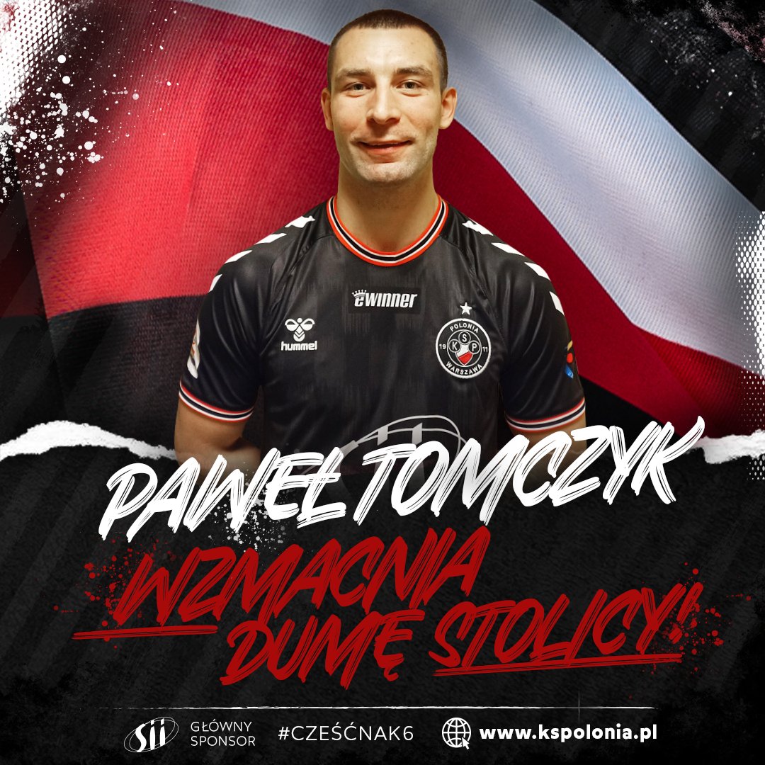 💣Prawdziwa transferowa bomba na zakończenie zimowego okienka!

📣Paweł Tomczyk nowym zawodnikiem Polonii!🔥

⚫️⚪️🔴⚫️Paweł witamy w Dumie Stolicy. Życzymy wielu zdobytych bramek oraz awansu <a href="/_1liga_/">Betclic 1 Liga</a> ! 

Więcej o naszym nowym zawodniku👇👇👇

🔗bit.ly/3IZrjqZ