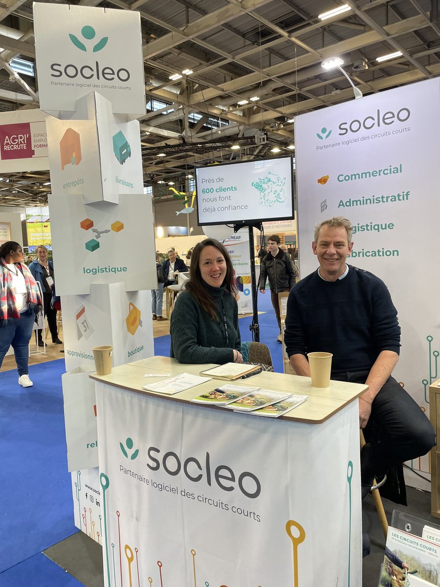 Jusqu’au dimanche 5 mars, notre équipe vous accueille au <a href="/Salondelagri/">Salon International de l'Agriculture</a>  sur l’espace de <a href="/FermeDigitale/">La Ferme Digitale</a>  Hall 4 stand D069.
Venez nous rencontrer et échangeons sur vos projets !
#circuitscourts #agriculture #innovation #erp #sia2023