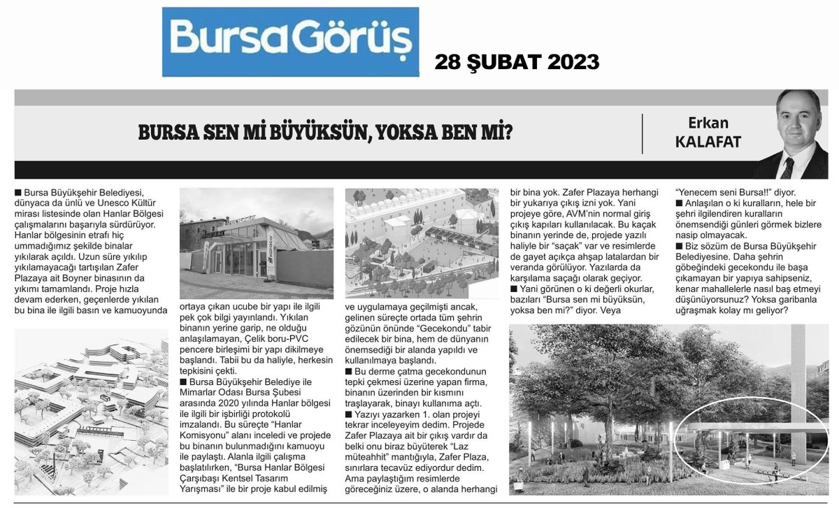 MOBursaSubesi's tweet image. BASINDAN HABERLER...

#deprem #kent #tespit
@TMMOB1954 @MimarlarOdasi_T @BursaMimarTV