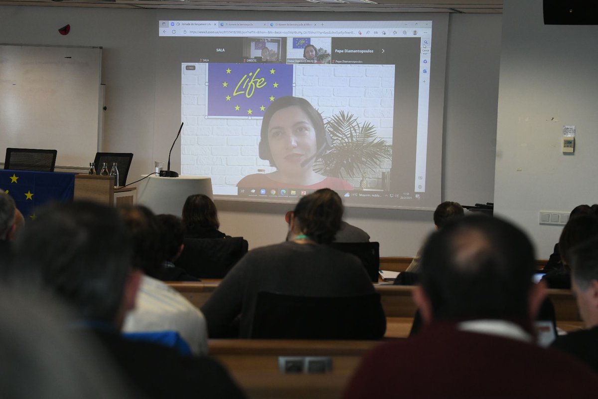 Intervé Diana Oancea, assessora de projectes LIFE Energia i Clima de l’Agència Executiva Europea de Clima, Infraestructures i Medi Ambient de la Comissió Europea <a href="/EU_Commission/">European Commission</a> 
#LifeeCOadapt50