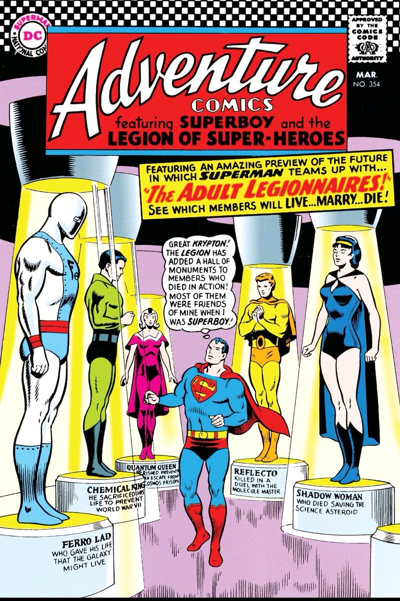 Happy Birthday Legion of Super-Heroes! Move images to come this week. #legionofsuperheroes #superboy #dcccomics
