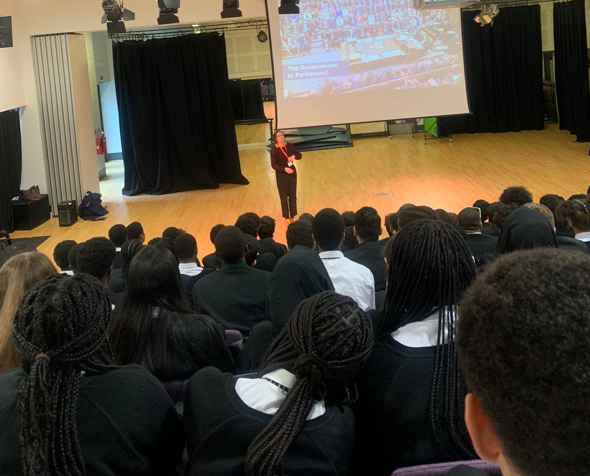 Year 10 heard from a Parliamentary representative on the functions of the Houses of Commons and Lords, and how to become young changemakers before even being allowed to vote!