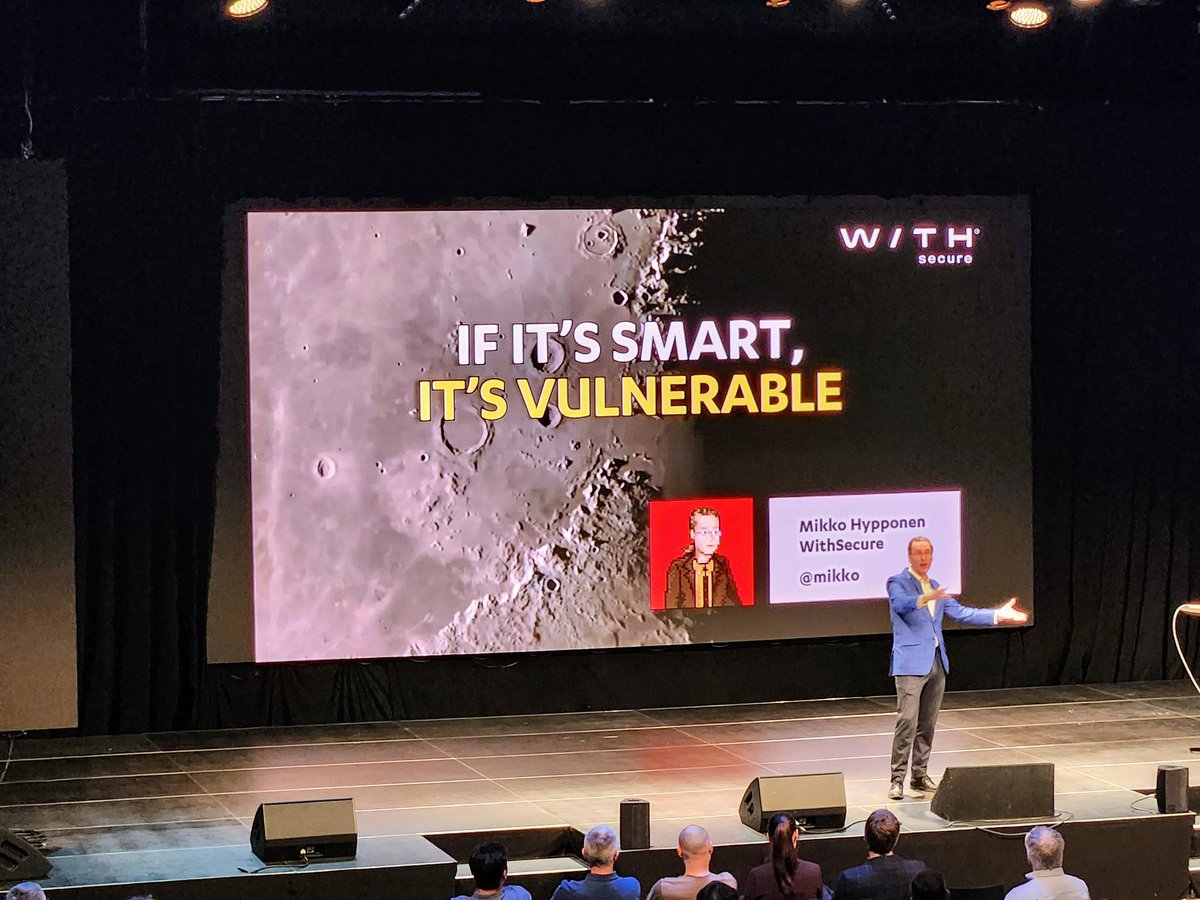 Jan Roger Wilkens on Twitter "Listening to mikko Hyppönen at The